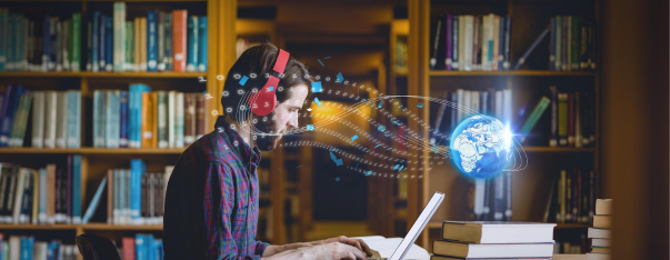 Library with AI Technology